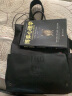 ELLE HOMME 男士双肩包牛津纺布配皮背包 户外休闲书包14英寸笔记本电脑包EA088207160黑色 实拍图