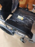 揽康手动轮椅折叠轻便老人轮椅车老年人助行器 16寸便携小轮 实心胎 实拍图