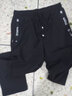 左斯客休闲裤男士夏季冰丝薄款夏天工作裤男宽松松紧腰运动百搭长裤 薄款988黑色 3XL 实拍图
