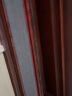 贝兰蓓儿可拆卸无轨隐形折叠推拉魔术贴沙门铝合金防蚊虫纱窗纱门伸缩定制 红木纹框（加厚1.0铝合金型材） 实拍图