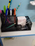广博(GuangBo)铁丝网多功能金属笔筒 学习桌面收纳办公用品 WZ9301  实拍图