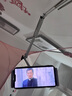 X&X 懒人手机支架床头平板支架躺床上看视频电视直播夹桌面架子ipad通用折叠臂加长款支撑架 白色【手机平板通用】三段悬臂式【双万向加长款】 实拍图