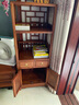 八方客红木家具非洲花梨（学名：刺猬紫檀）茶水柜中式全实木餐边柜 A款小号双层（48*32*126cm） 实拍图