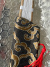 臻臻上品（zhenzhenshangpin）扇子折扇男中国风礼品古典复古风手工艺品双面黑白定制定做印字 8寸白色宣纸扇 实拍图