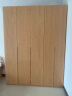 木立森实木橡木衣柜卧室家用一门到顶北欧现代简约小户型衣橱原木风柜子 1.8米五门衣柜（2.4米高） 1 晒单实拍图