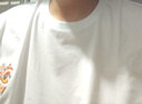 JEANSWEST LIFE真维斯白色t恤男士纯棉夏季宽松休闲短袖情侣潮牌男女款半袖体恤 实拍图