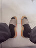回力亚麻拖鞋女士夏季新款室内防滑家用居家情侣款四季地板棉麻拖鞋 黑色 44-45 实拍图