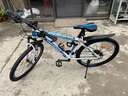 凤凰（Phoenix）山地自行车成人男女学生青少年减震变速越野公路通勤车山地车 24寸白蓝辐条轮 30速数字指拨（前中后全轴承） 实拍图