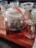 扬器加厚蒸煮茶壶纯玻璃喷淋式蒸茶器大容量烧水泡茶壶智能电陶炉套装 加厚B款+雅黑色智能炉 1件 实拍图