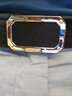古驰（GUCCI）经典款男士方扣皮带 古奇GG压花商务休闲牛皮腰带【带宽3.5cm】 黑色 403941 CWC0N 1000 85码（适合28-29裤围） 实拍图