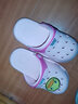 B.Duck小黄鸭童鞋男女童凉拖鞋夏季新款儿童透气休闲洞洞鞋女 302粉色 28 码内长约180mm 实拍图