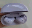 荣耀耳机 X6 蓝牙耳机  通话降噪 蓝牙5.3 40h续航 紫色 通用(华为手机苹果耳机 SE2 4E Pro3 耳夹 ) 实拍图