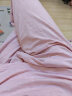 红豆（hongdou）睡衣女夏季短袖柔棉莫代尔撞色套装简约休闲家居服C2-06芭蕾粉165 晒单实拍图