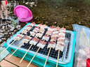 格术烧烤炉 户外烤肉炉家用速燃木炭 露营折叠碳烤炉子庭院烤炉架子 耐烧六角果木炭碳5斤+引燃块 实拍图