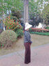 云见森知 遮阳帽子女夏天韩版大沿黑胶太阳帽沙滩防晒帽可折叠凉帽大檐 卡其色 实拍图