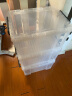 禧天龙塑料衣物收纳箱玩具整理箱30L 透明  1个装 不带轮 实拍图