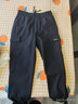 浪莎加绒工装裤女秋冬季高腰束脚裤加长宽松直筒裤黑色休闲运动冲锋裤 实拍图