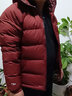 mont·bell羽绒服男款冬季800蓬鹅绒连帽GTX面料防风保暖外套 1101639 深棕红 BNBR L 实拍图