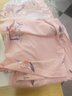 曲果（QUGUO）品牌睡衣女士春夏季短袖七分裤RC莫代尔女款夏天薄款冰丝感家居服 6692暖粉 L 【建议100-120斤】 实拍图