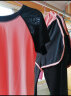 徽昂瑜伽服套装女健身服跑步训练衣运动套装女春夏短袖长裤2件黑橘L 实拍图