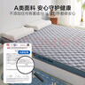 海澜之家（HLA）乳胶床垫加厚慢回弹记忆棉抗菌榻榻米褥子家用儿童双人可折叠宿舍 灰色-灰蓝边【A类母婴级面料】 150*200厚约5cm【优质乳胶填充】 实拍图