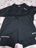 2XU Aero系列 短袖t恤男宽松休闲圆领运动夏季跑步速干透气吸汗上衣 黑/银反光 S 实拍图