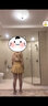 安与·洛施琪 裙式高级感遮肚显瘦新款长袖保守泡温泉分体泳衣女 姜黄色 L(  建议95-115斤 ) 实拍图