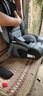 艾星 儿童汽车安全座椅加强防护宝宝安全座椅ISOFIX  9个月-12岁 黑灰 实拍图