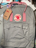 FJALLRAVEN北极狐双肩包kanken男女户外轻便大容量露营背包旅行运动包23510 021/312雾灰/粉色 16L 实拍图