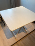 柏立达 折叠桌餐桌家用户外手提小户型吃饭桌方桌麻将桌 80*80*74cm白色 实拍图