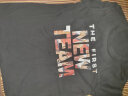 雅鹿长袖t恤男纯棉春秋季宽松休闲打底衫青少年重磅潮流印花长袖男T恤 黑/篮球少年 M ( 建议90斤-110斤可穿 ) 实拍图