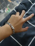 芯奢龙骨手链男士潮流嘻哈韩版学生手环龙形本命年手饰纪念生日礼物 银色 实拍图