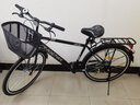 凤凰 自行车成人男式通勤26寸城市代步变速脚踏复古28老式单车 马斯特 亚黑色变速 实拍图