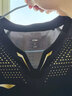 李宁（LI-NING） 新款乒乓球队训练服球星同款短袖短裤吸湿速干比赛运动透气套装 黑色龙服 男女同款【上衣】 L 实拍图