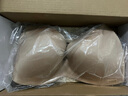 安莉芳光面无痕不空杯内衣女士小胸薄款无空系粉底液无钢圈文胸 肤色SKN 75B 实拍图