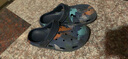 户登童鞋7品质8儿童拖鞋9夏季亲子鞋中大男童防滑洞洞鞋10男孩12凉拖15初高中学生户外沙滩鞋男 9107蓝色 37内长23.3 实拍图