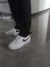 耐克（NIKE）男鞋26秋季新款运动鞋透气轻便耐磨皮面休闲鞋潮流百搭滑板鞋子男  BIG NIKE/黑/白/翠绿 43 (275mm) 实拍图
