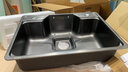 箭牌（ARROW）【政府补贴】水槽大单槽聚宝盆日式大口径大单槽 304不锈钢洗菜盆 【纳米抑菌】65*48不含龙头 实拍图