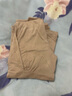 嫚熙（EMXEE）超皮孕妇秋衣秋裤套装秋冬哺乳月子服保暖内衣 奶咖色无罩杯【中暖发热珍珠绒】 M 实拍图