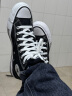 匡威（Converse）ALL star 经典休闲鞋情侣鞋中帮帆布鞋男女鞋学生运动鞋加厚保暖 A00811C 黑色 42/8.5 晒单实拍图