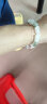 xianglong珠宝 18K金可调节一款多带珠珠手链脚链女款细款 18K玫瑰金 手链15+3cm 实拍图