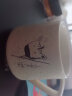 精东家 咖啡马克杯带盖勺小鹿陶瓷杯垫杯子女家用水杯学生情侣早餐牛奶杯礼盒送礼 斑马-D款 实拍图