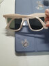 卡珀尼墨镜女款白框大脸显瘦圆脸gm近视太阳镜女士防紫外线驾驶眼镜 B款Rik 实拍图