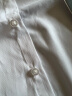 罗蒙儿童短袖白色衬衫2024春夏款男童女童衬衣校服 白色短袖衬衫 160 晒单实拍图