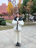 李宁羽绒服男女新款运动时尚防风透湿宽松80%鸭绒外套AYMU239 实拍图