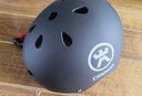 REBUILD轮滑护具可调节儿童头盔护膝男女通用自行车平衡车护具成人滑板专用透气防护7件套 耀岩黑-单头盔(可自由调节大小) 实拍图