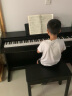 雅马哈（YAMAHA）电钢琴YDP105重锤键盘立式88键进口成人儿童初学家用电子钢琴 YDP-105B黑色+原装琴凳+官方标配 实拍图