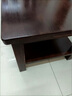 映巢（YINGCHAO）茶几客厅家用小户型茶几办公室简约桌子客厅桌中式长方形茶桌 双层深胡桃120X60X45CM实木桌腿 送货上门 实拍图
