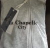 La Chapelle City拉夏贝尔卫衣女春夏2024新款宽松休闲连帽开衫美式复古运动风外套 加厚羊羔绒款：灰纯色 L 实拍图