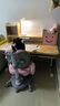 生活诚品橡胶木实木儿童学习桌椅套装儿童书桌写字桌可升降小学生作业课桌 I32(1.2米木书架)+KT004双背椅粉 实拍图